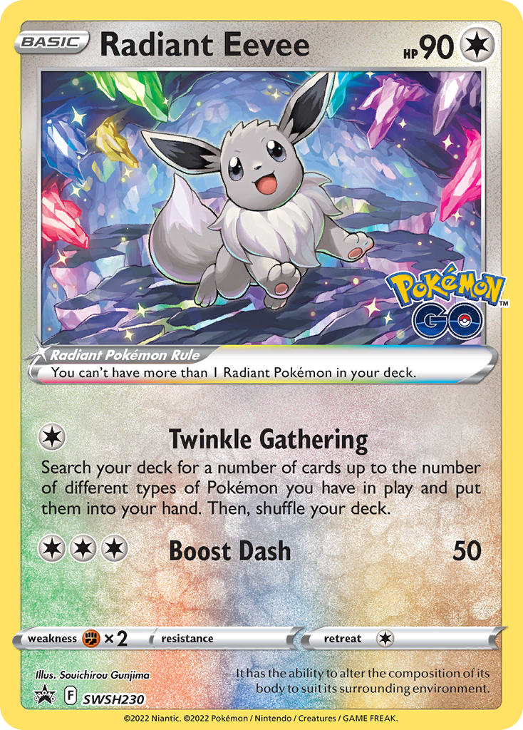 Radiant Eevee - SWSH230 - SWSH Black Star Promos