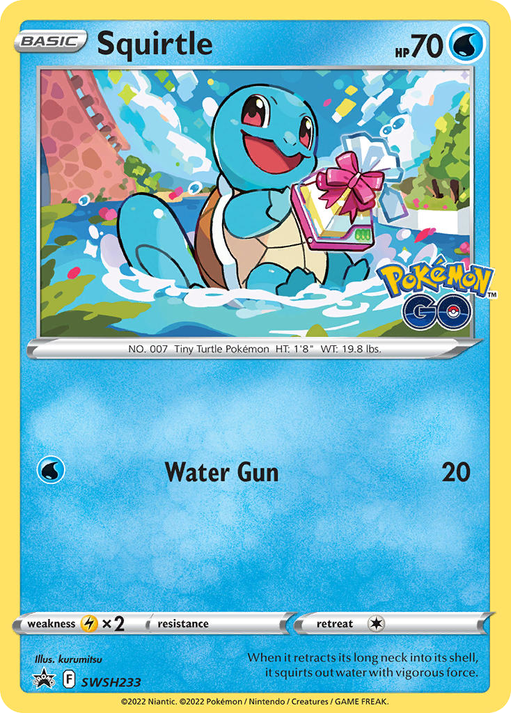 Squirtle - SWSH233 - SWSH Black Star Promos