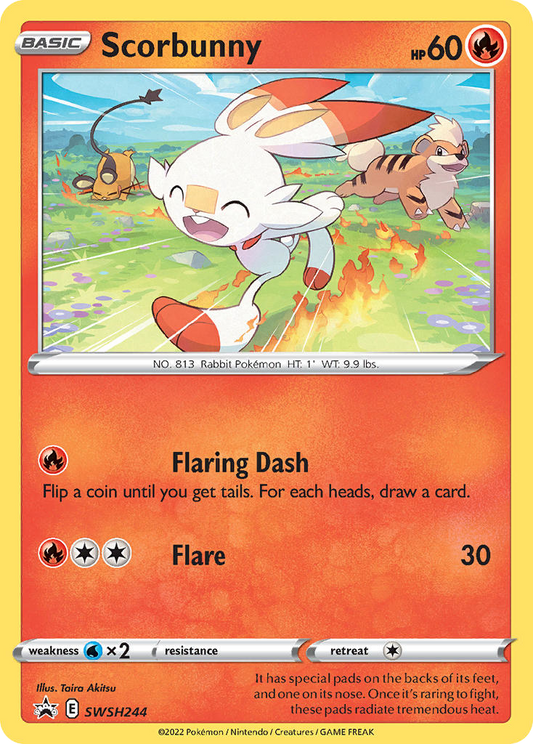 Scorbunny - SWSH244 - SWSH Black Star Promos