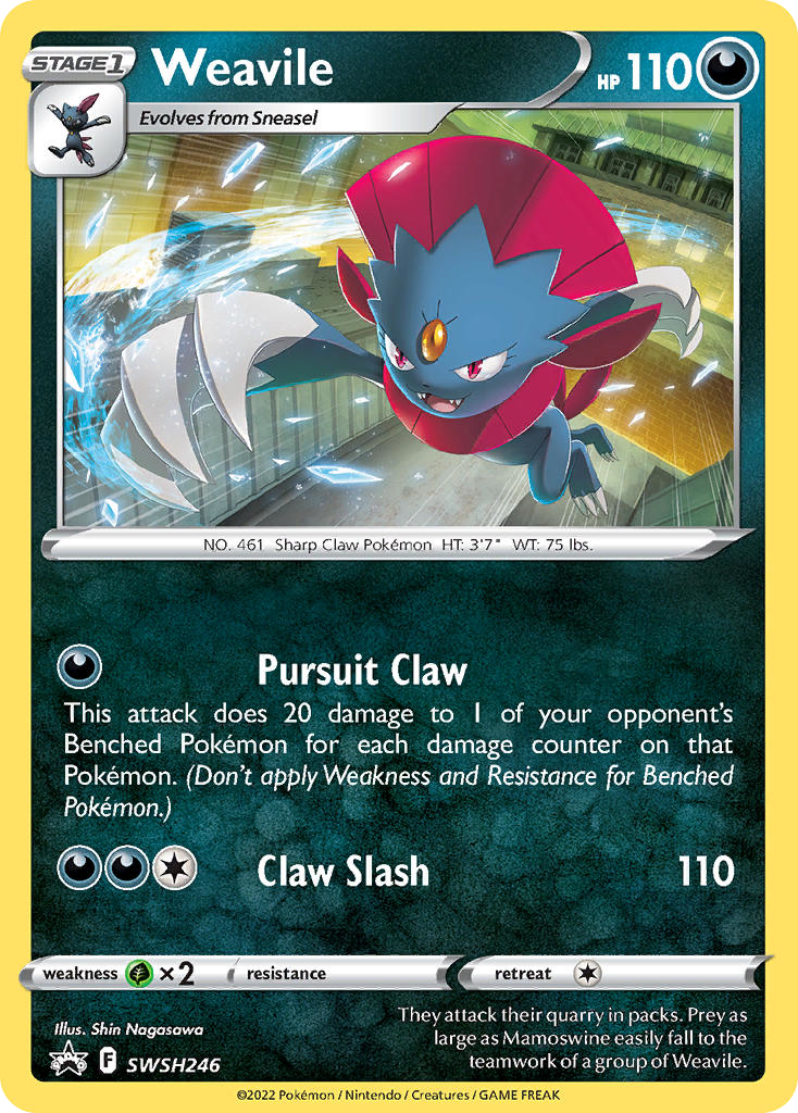 Weavile - SWSH246 - SWSH Black Star Promos