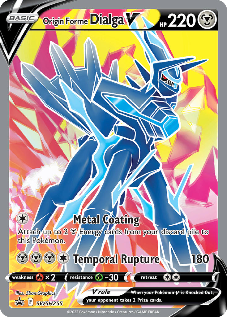 Origin Forme Dialga V - SWSH255 - SWSH Black Star Promos