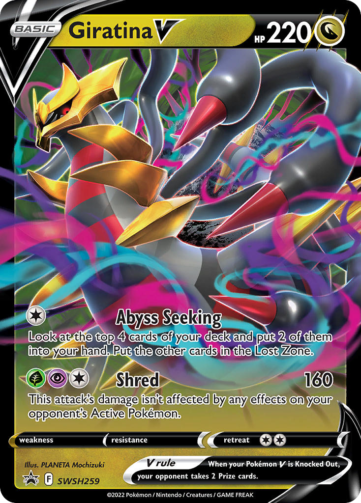 Giratina V - SWSH259 - SWSH Black Star Promos