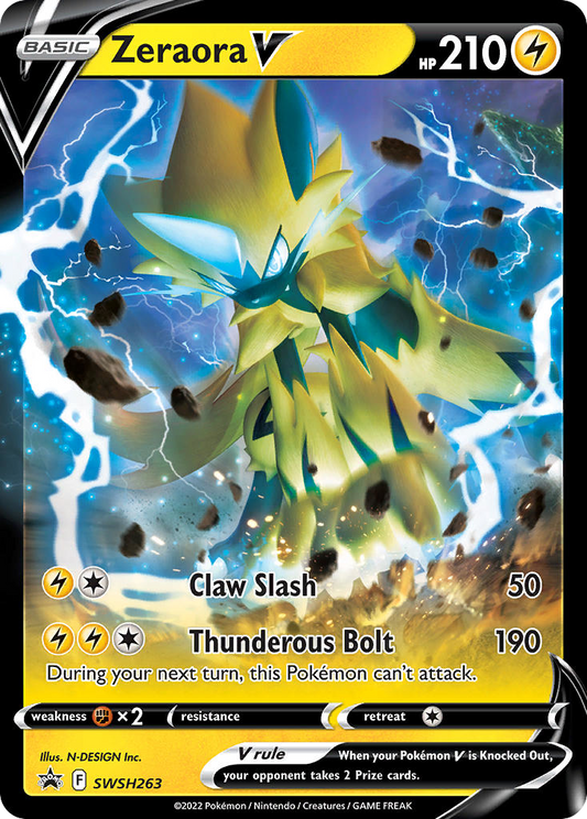 Zeraora V - SWSH263 - SWSH Black Star Promos