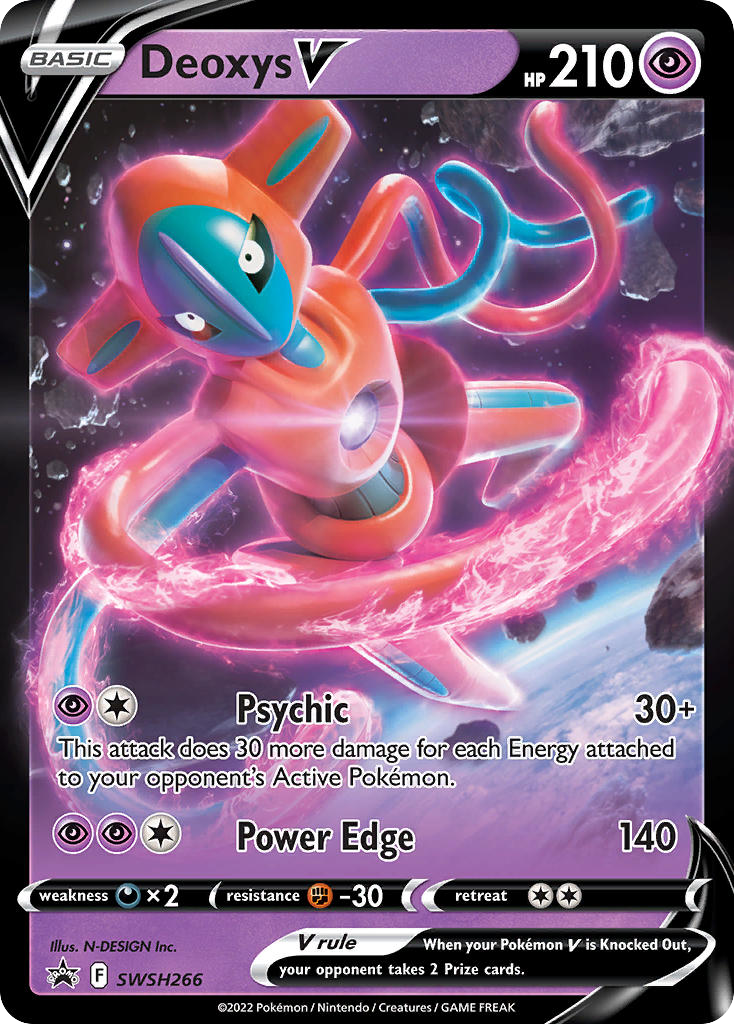 Deoxys V - SWSH266 - SWSH Black Star Promos