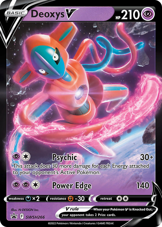 Deoxys V - SWSH266 - SWSH Black Star Promos