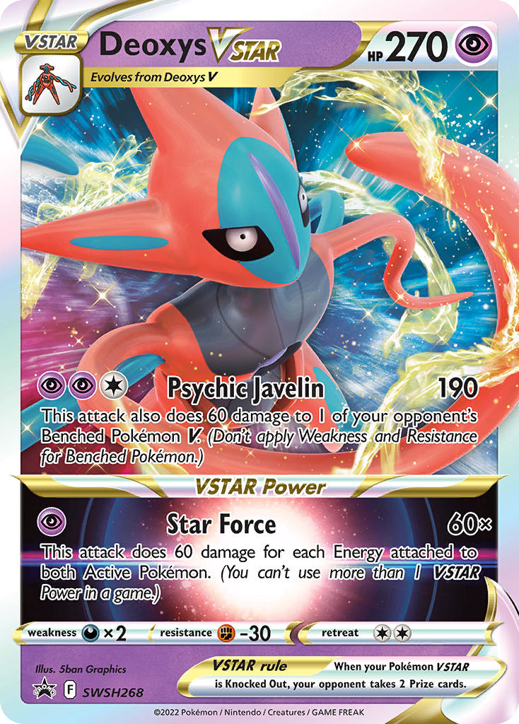 Deoxys VSTAR - SWSH268 - SWSH Black Star Promos