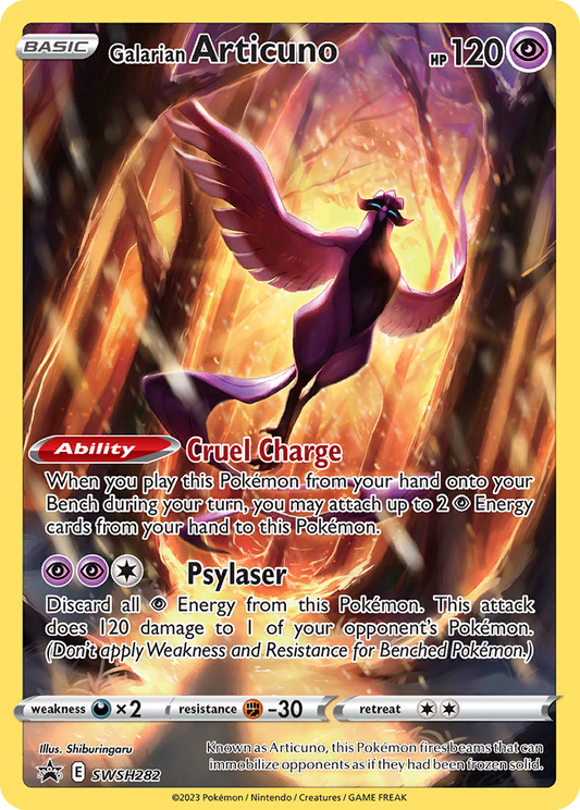 Galarian Articuno - SWSH282 - SWSH Black Star Promos