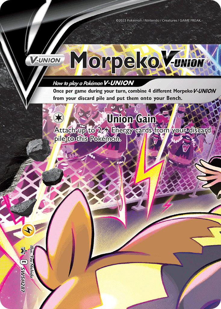 Morpeko V-UNION - SWSH287 - SWSH Black Star Promos