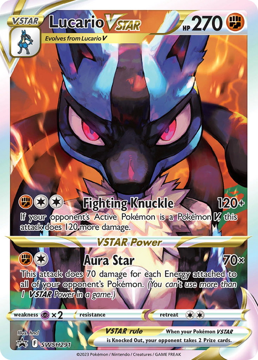 Lucario VSTAR - SWSH291 - SWSH Black Star Promos