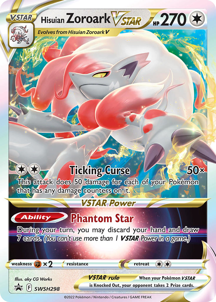 Hisuian Zoroark VSTAR - SWSH298 - SWSH Black Star Promos