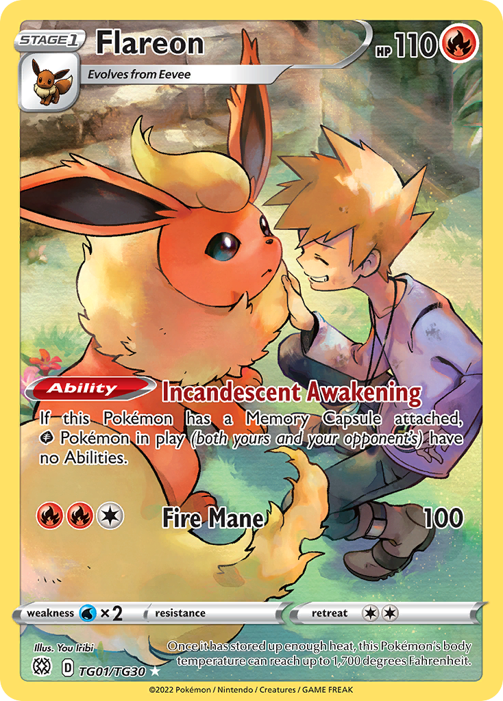 Flareon - TG01 - Brilliant Stars Trainer Gallery