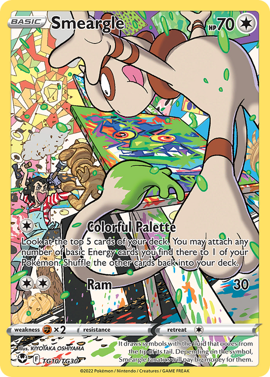 Smeargle - TG10 - Silver Tempest Trainer Gallery