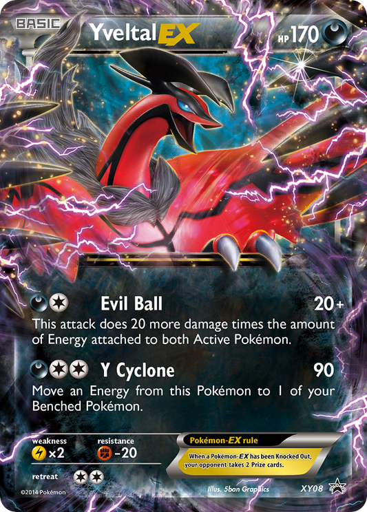 Yveltal-EX - XY08 - XY Black Star Promos