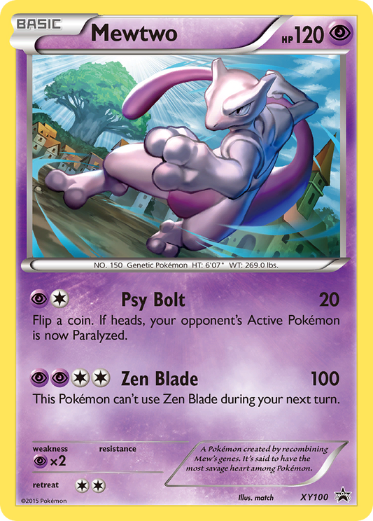 Mewtwo - XY100 - XY Black Star Promos