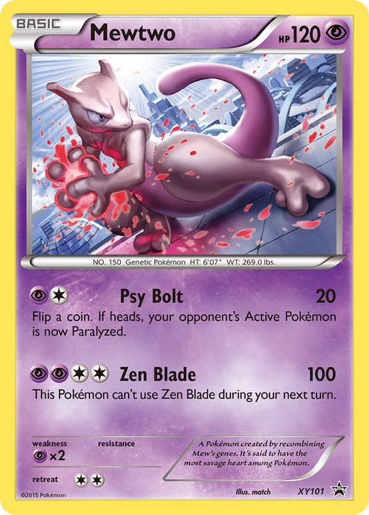 Mewtwo - XY101 - XY Black Star Promos