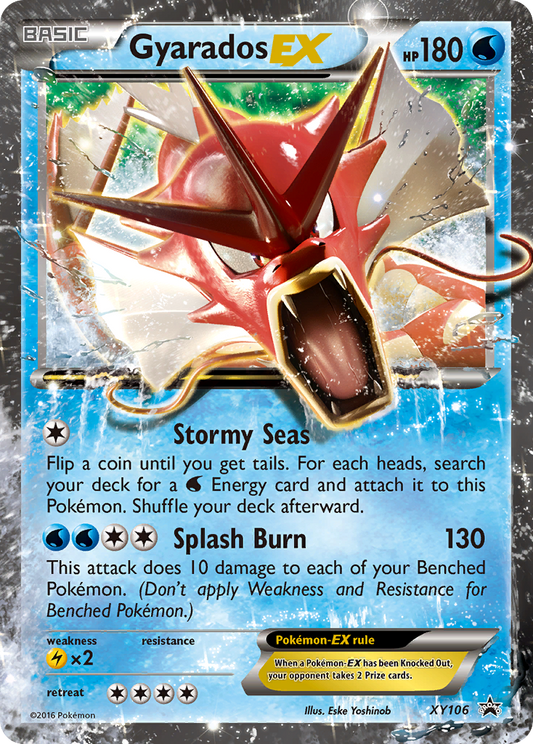 Gyarados-EX - XY106 - XY Black Star Promos