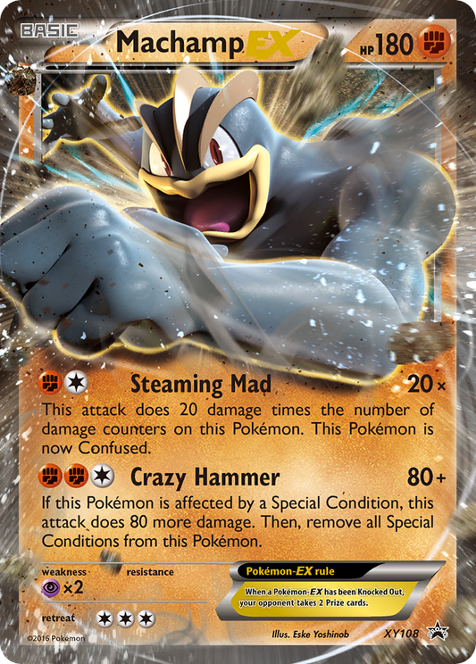 Machamp-EX - XY108 - XY Black Star Promos