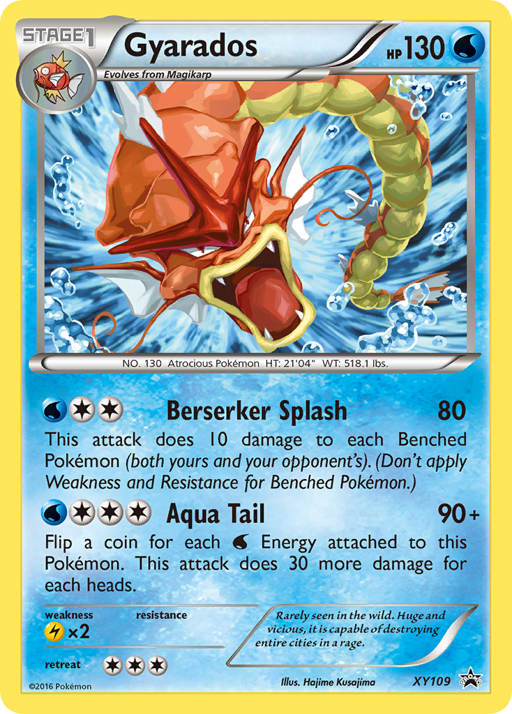 Gyarados - XY109 - XY Black Star Promos