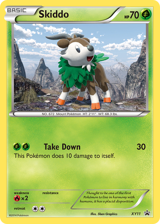 Skiddo - XY11 - XY Black Star Promos