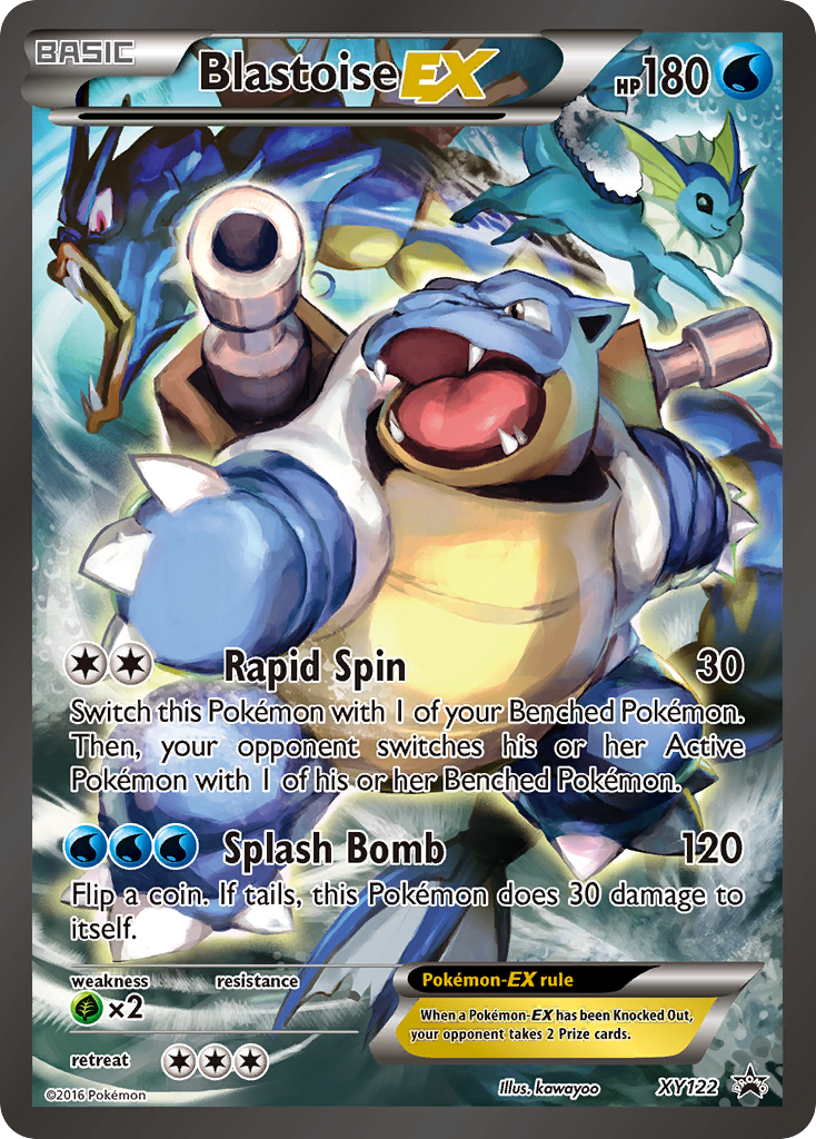 Blastoise-EX - XY122 - XY Black Star Promos