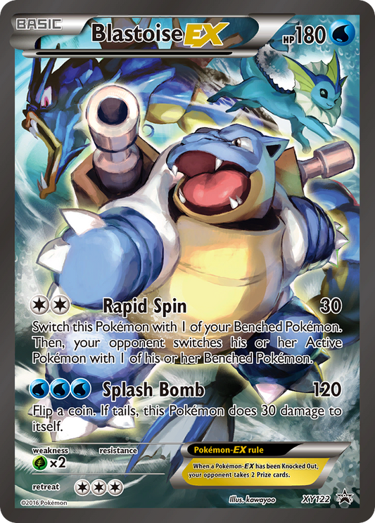 Blastoise-EX - XY122 - XY Black Star Promos