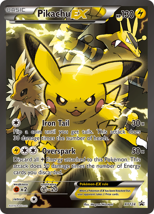 Pikachu-EX - XY124 - XY Black Star Promos