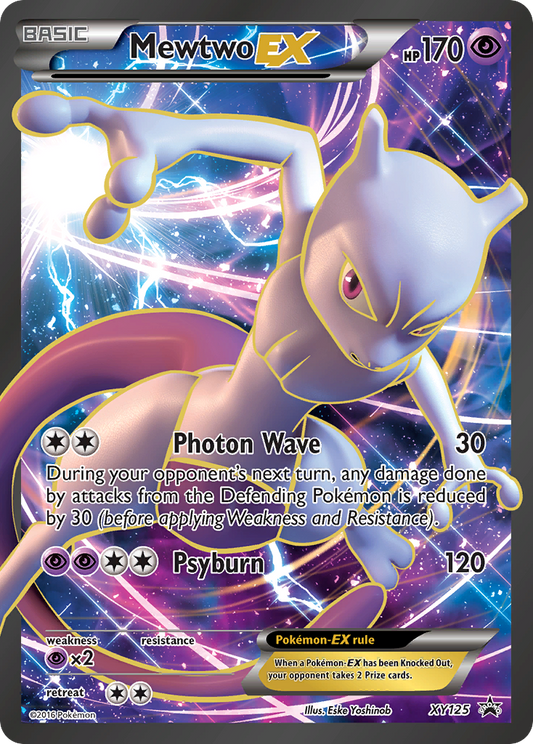 Mewtwo-EX - XY125 - XY Black Star Promos