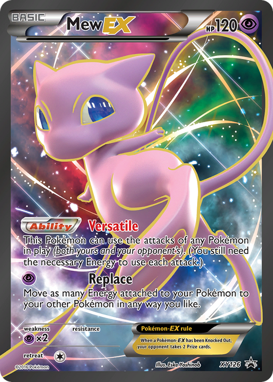 Mew-EX - XY126 - XY Black Star Promos