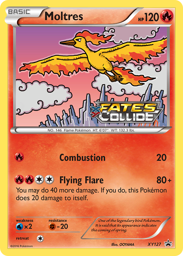 Moltres - XY127 - XY Black Star Promos