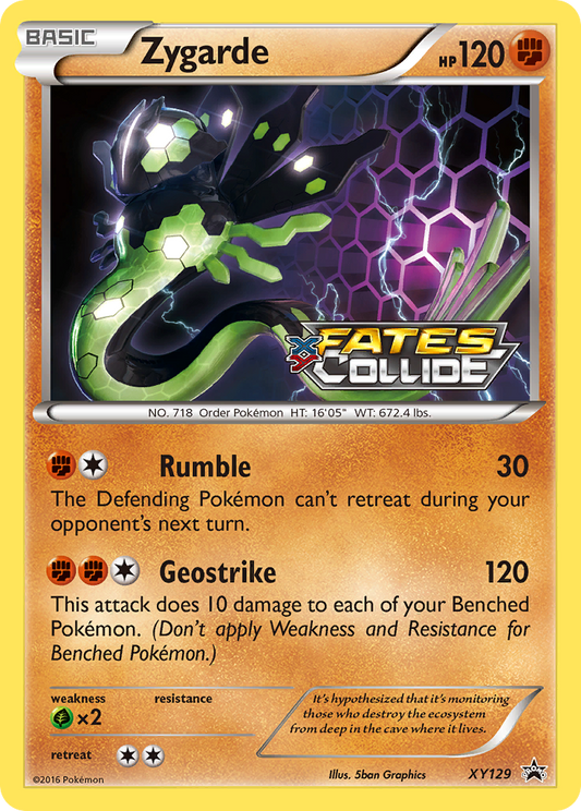 Zygarde - XY129 - XY Black Star Promos