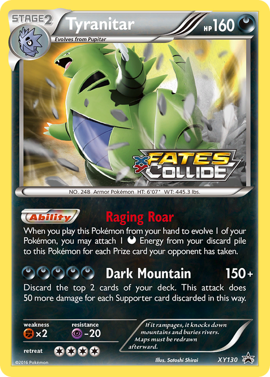 Tyranitar - XY130 - XY Black Star Promos