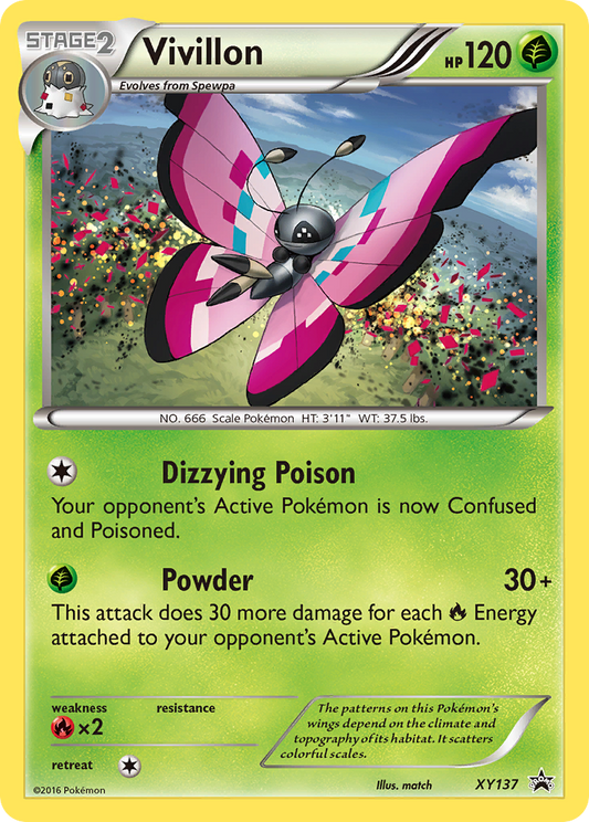 Vivillon - XY137 - XY Black Star Promos