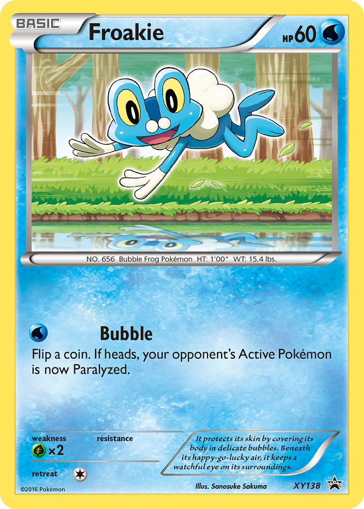 Froakie - XY138 - XY Black Star Promos