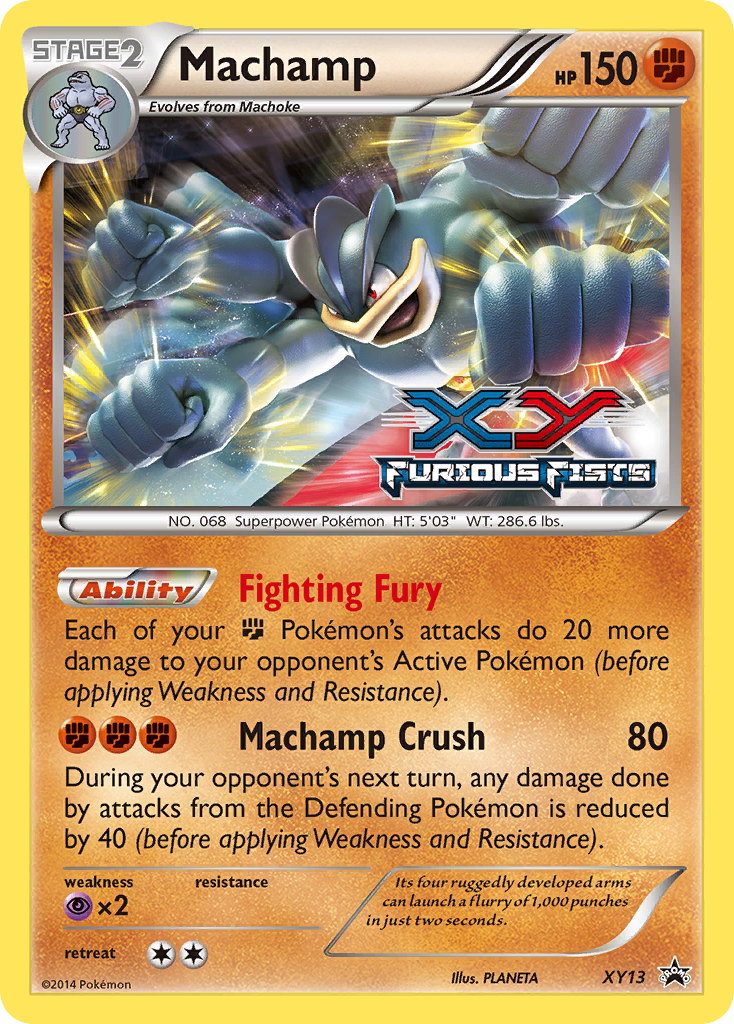 Machamp - XY13 - XY Black Star Promos