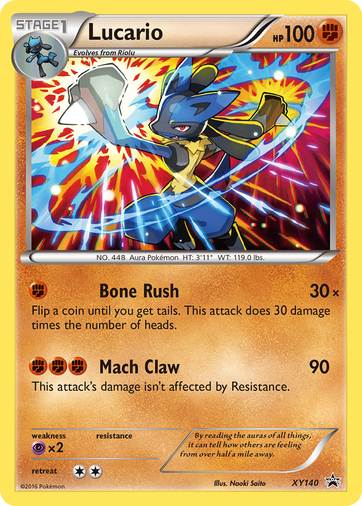 Lucario - XY140 - XY Black Star Promos