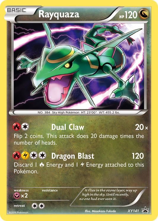 Rayquaza - XY141 - XY Black Star Promos