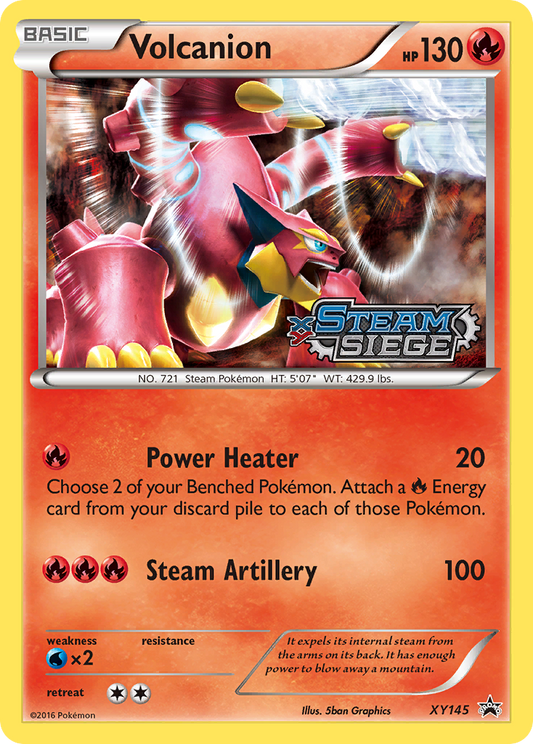 Volcanion - XY145 - XY Black Star Promos