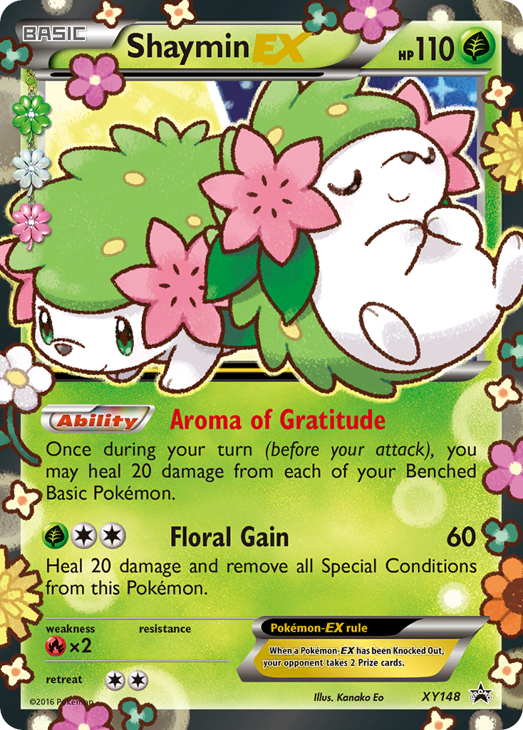 Shaymin-EX - XY148 - XY Black Star Promos