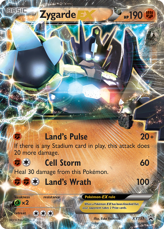 Zygarde-EX - XY151 - XY Black Star Promos