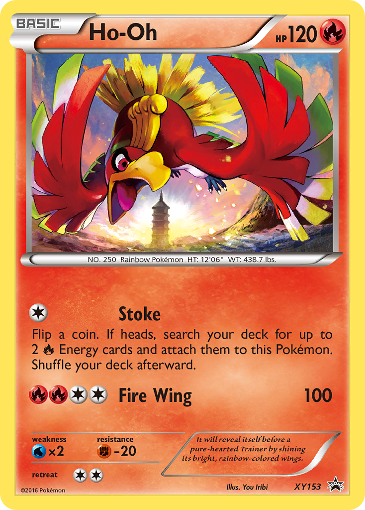 Ho-Oh - XY153 - XY Black Star Promos