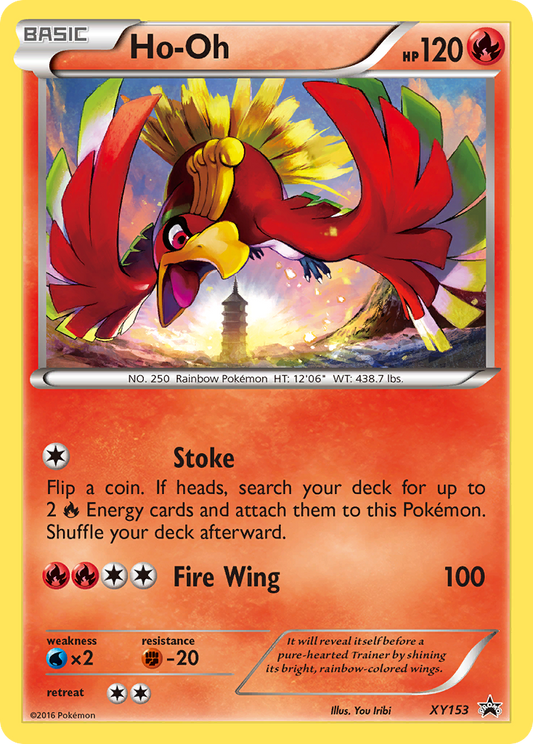 Ho-Oh - XY153 - XY Black Star Promos