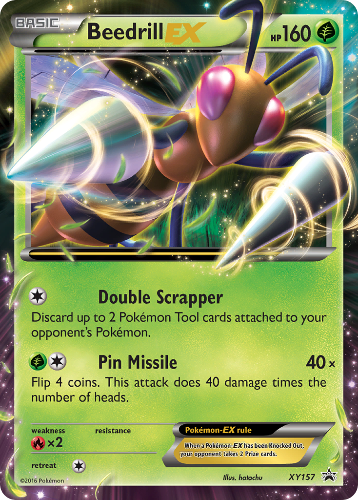 Beedrill-EX - XY157 - XY Black Star Promos