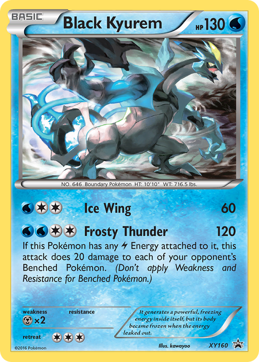 Black Kyurem - XY160 - XY Black Star Promos