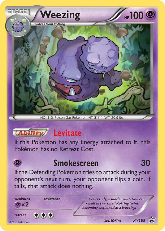 Weezing - XY163 - XY Black Star Promos