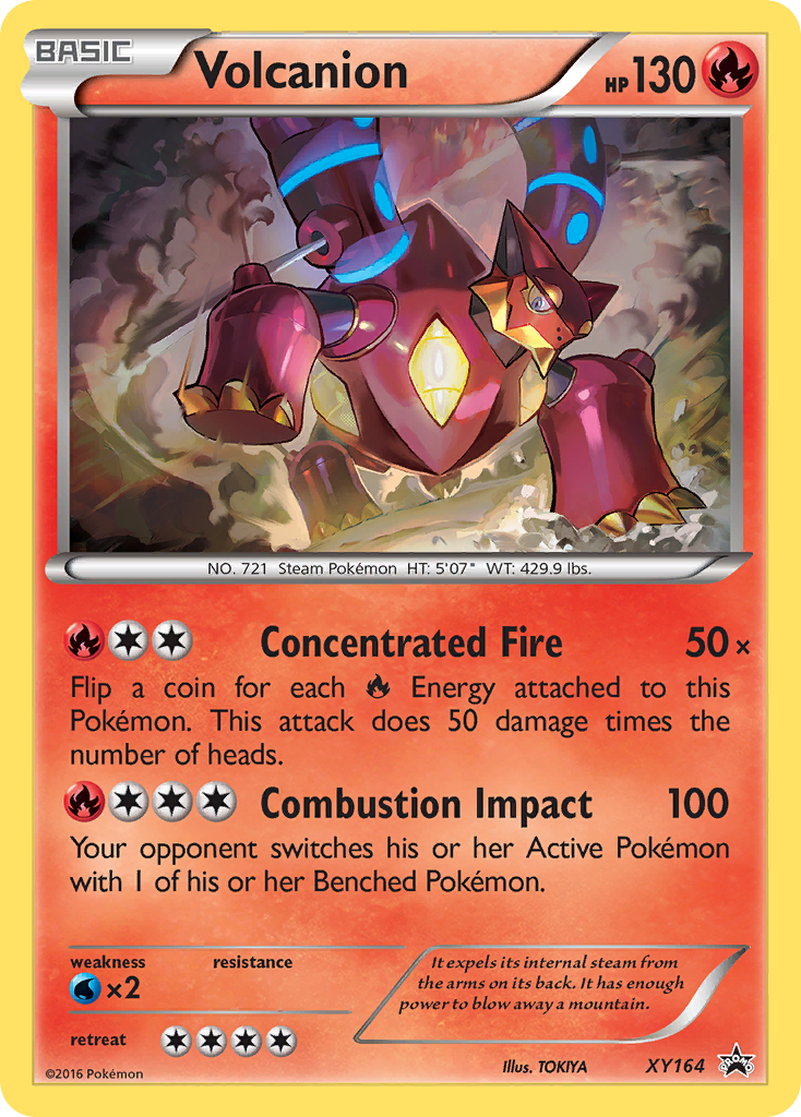 Volcanion - XY164 - XY Black Star Promos