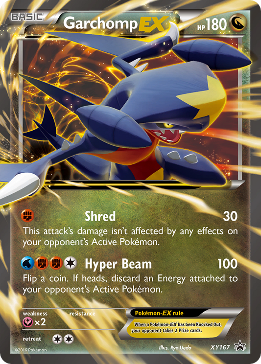 Garchomp-EX - XY167 - XY Black Star Promos