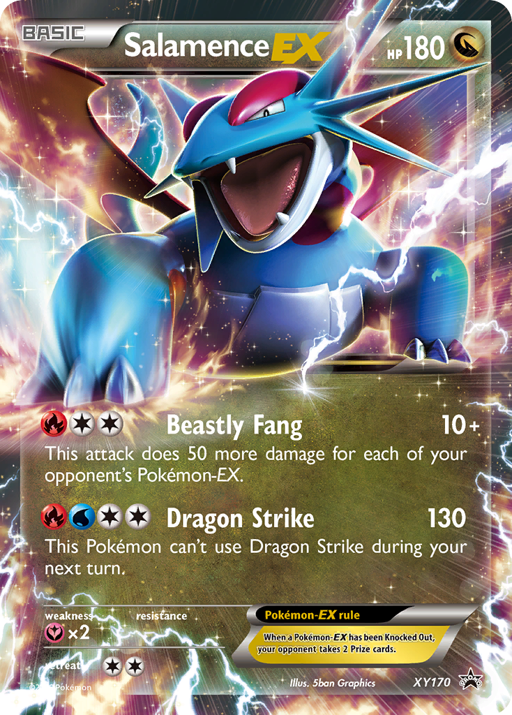 Salamence-EX - XY170 - XY Black Star Promos