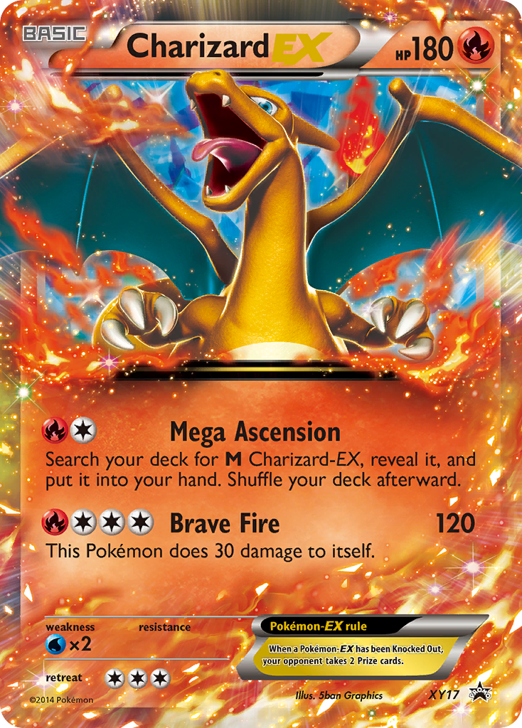 Charizard-EX - XY17 - XY Black Star Promos