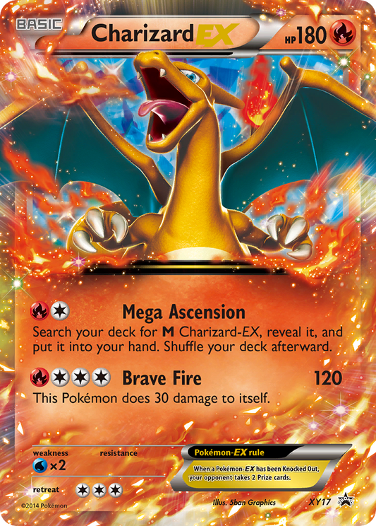 Charizard-EX - XY17 - XY Black Star Promos