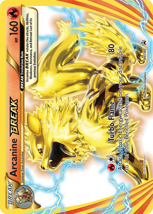 Arcanine BREAK - XY180 - XY Black Star Promos